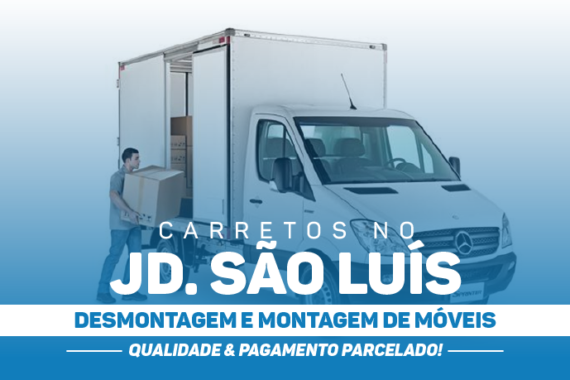 Carreto e mudança no Jardim São Luís