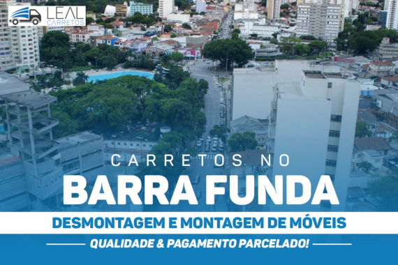 Transporte de mudança na Barra Funda