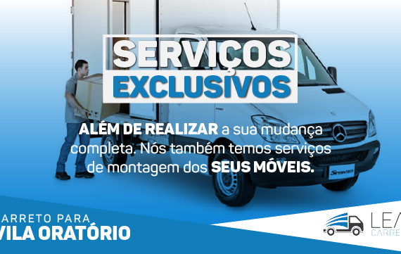 Carreto e mudança na Vila Oratório