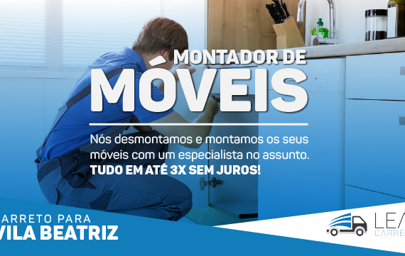 Carreto para mudança na Vila Beatriz