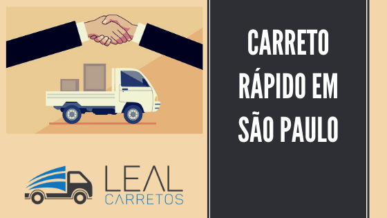 Carreto em São Paulo rápido com a Leal Carretos